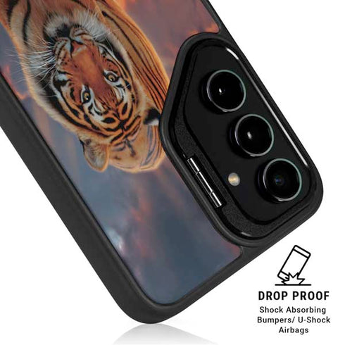 Rising Tiger by Vincent Hie Galaxy S25 Kickstand Case